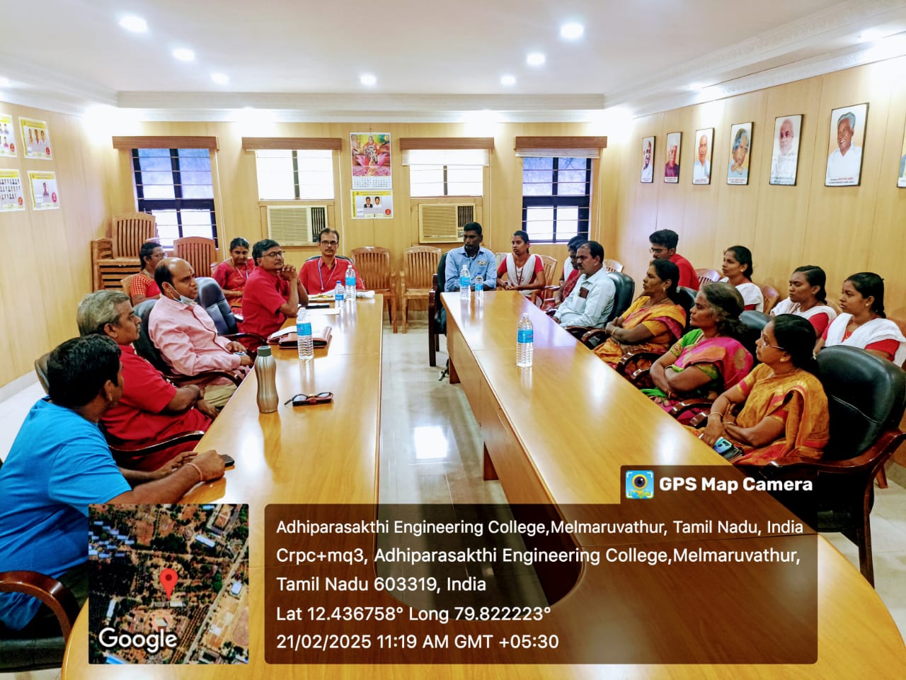 Faculty interaction at Adhiparasakthi Engineering College