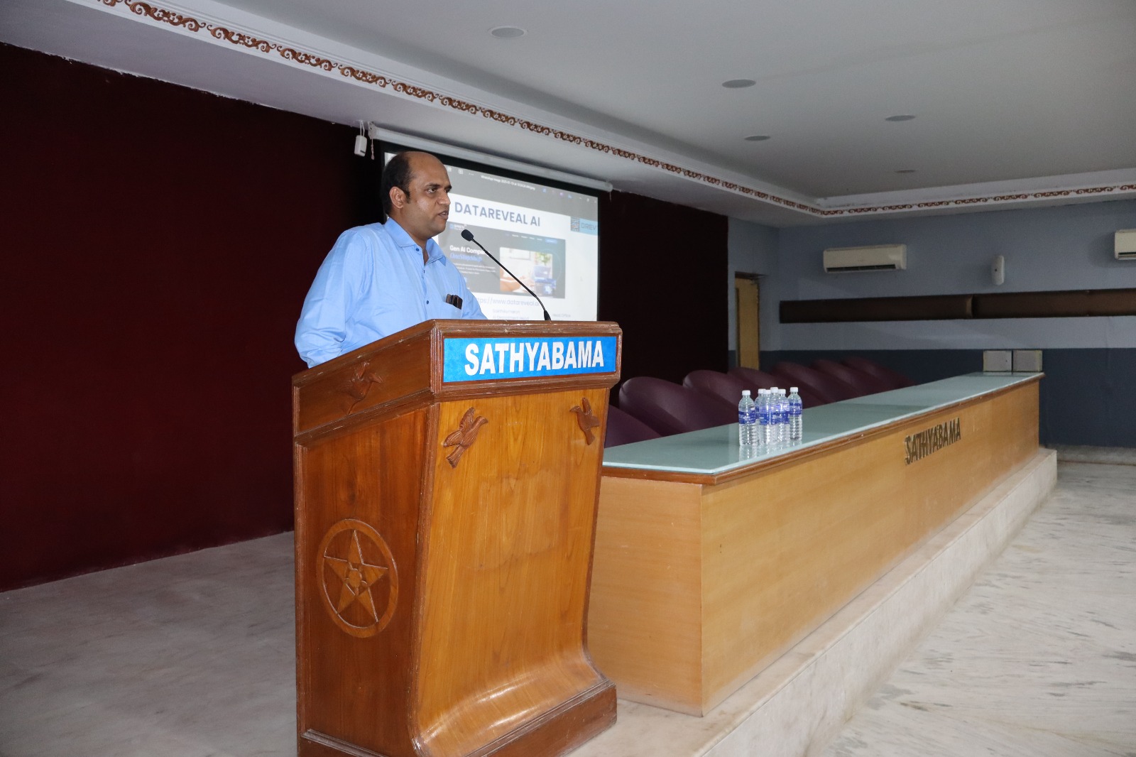 Generative AI guest lecture at Sathyabama University
