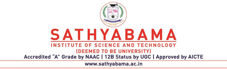 Sathyabama Institute of Science & Technology